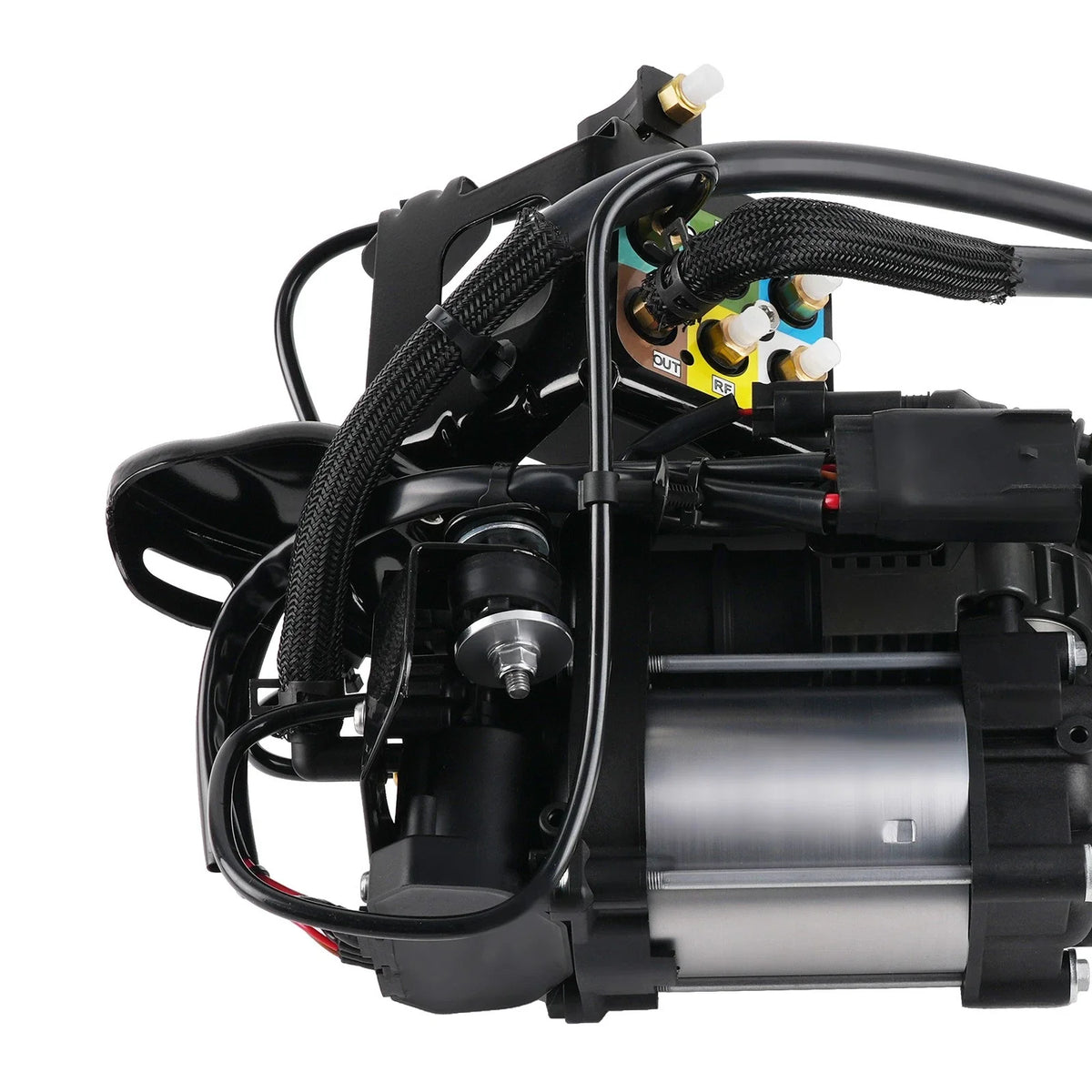 Air Suspension Compressor + Bracket for Dodge Ram 1500 (2013–2018) 68204730AB
