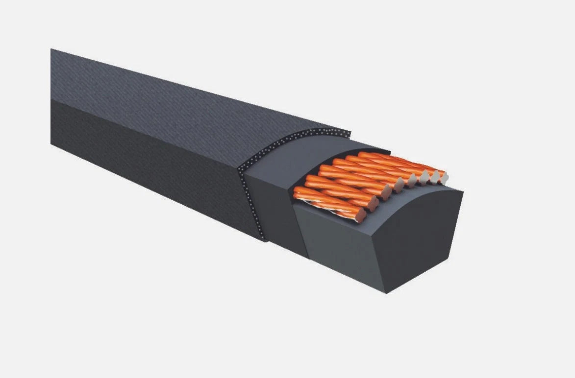 V Belt C 0.875" x 111" OC for John Deere 350 450 Sickle Bar Mower