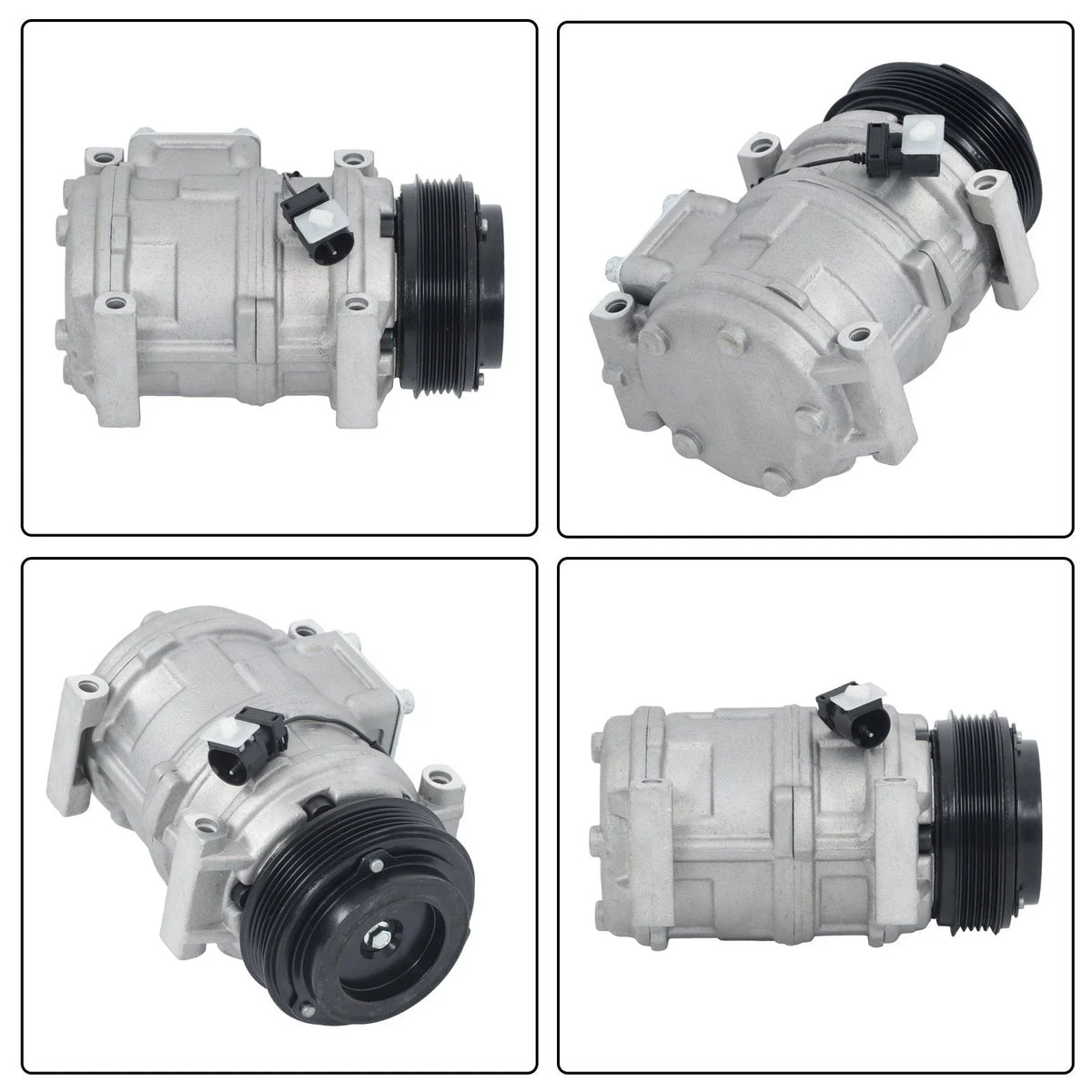A/C Compressor with Clutch for BMW 323i 325i 328i 525i 530i 740i 750iL 840Ci 850i (1990–2005)