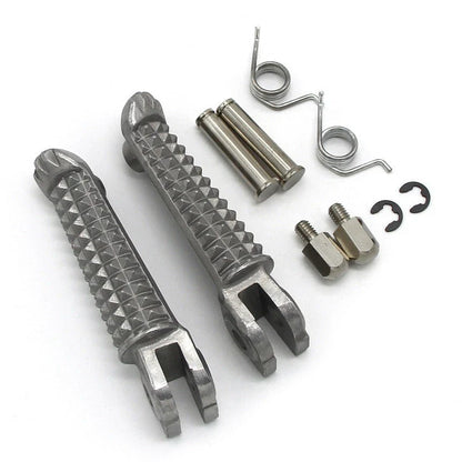 Silver Front Footrest Pegs for Yamaha YZF-R1 (2002–2023)