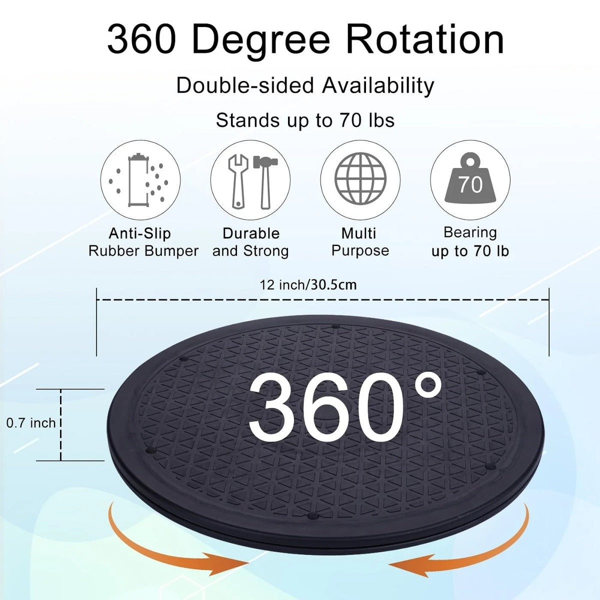 12 Inch Lazy Susan Turntable Organizer for Home Use (No Specific Years)