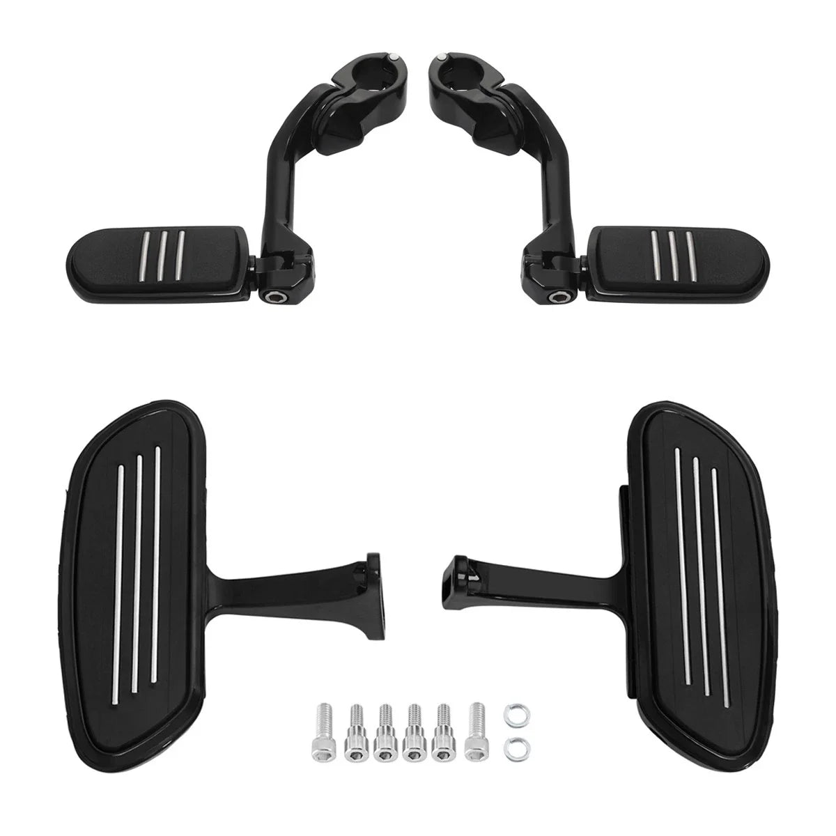 Passenger Floorboard Foot Pegs Mount for Harley Touring (1993–2025)