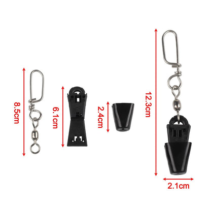 Set of 4 Downrigger Cable Terminators for Trolling Fishing