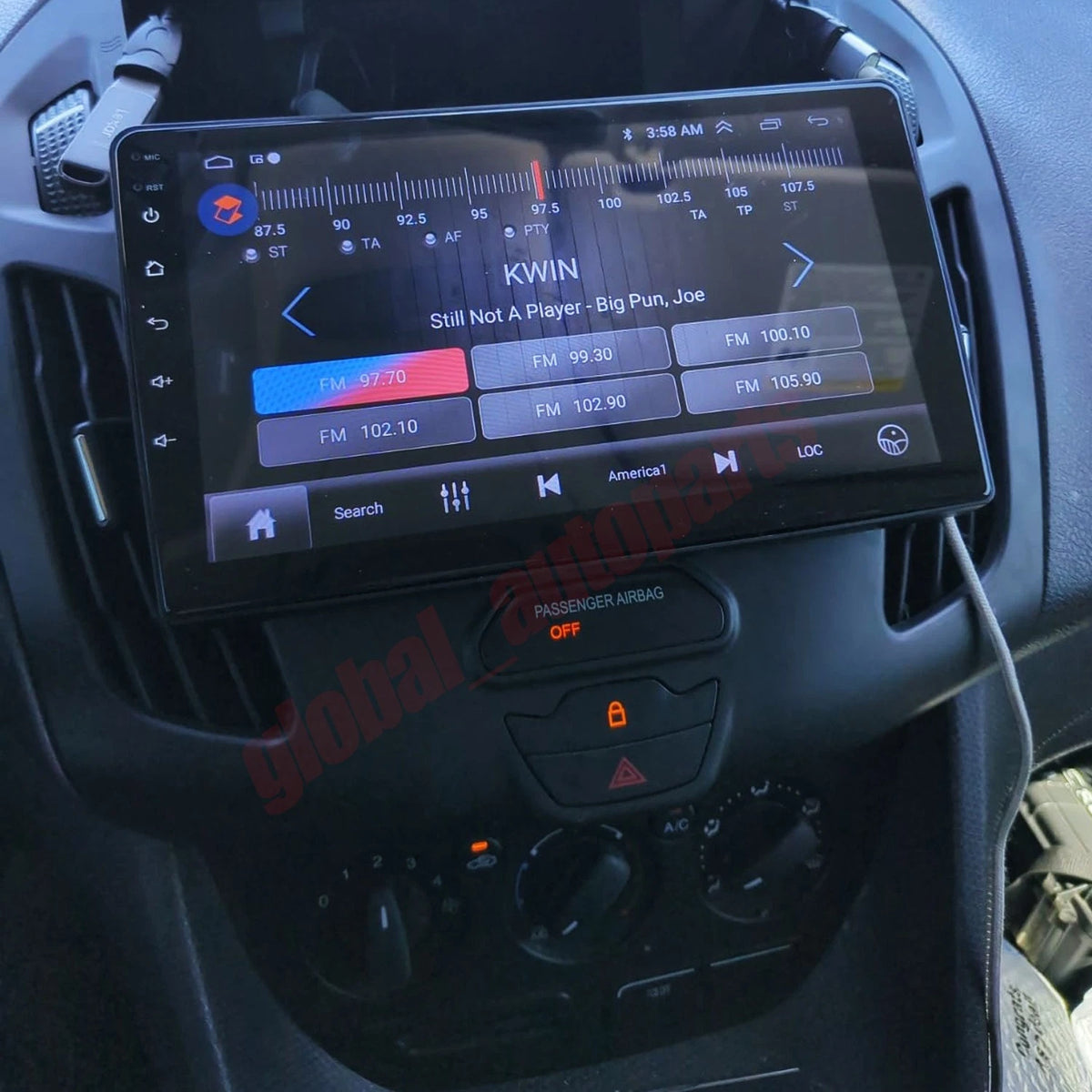 9" Android 13.0 Stereo Radio GPS Wifi for Ford Transit Connect (2014–2018)