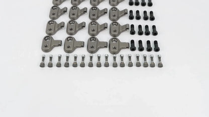 Stump Grinder Pocket & Teeth Kit for Barreto SG30 (16pcs, 2-1/4" Bolts)