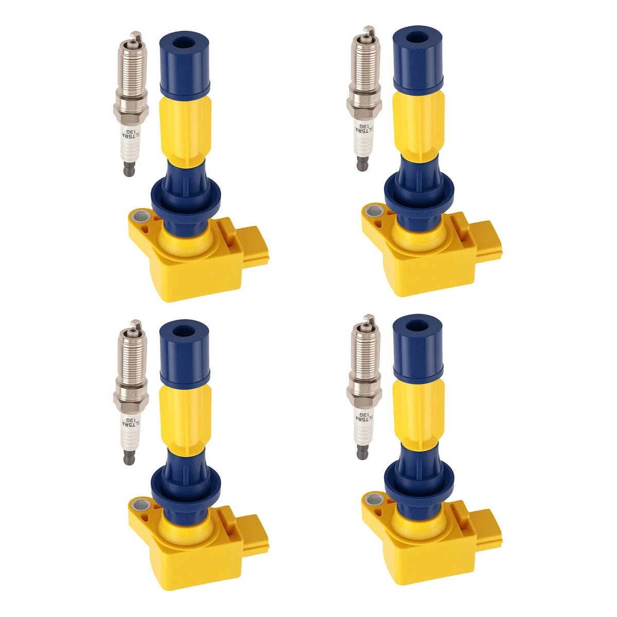 4X Ignition Coil + Iridium Spark Plug for Mazda 6 2.3L 2.5L (2006–2013) UF540