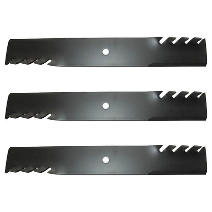 3-Pack Toothed Blades for Hustler Z & Super Z 60 XR7 Deck