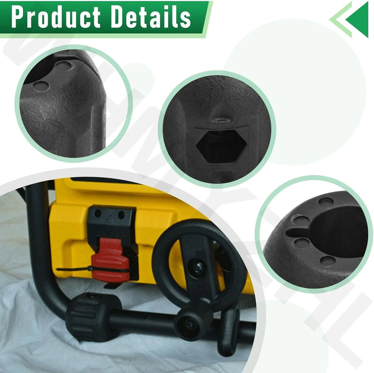 2X Replacement Foot for DeWalt DW745 Table Saw (5140032-87-2PK)