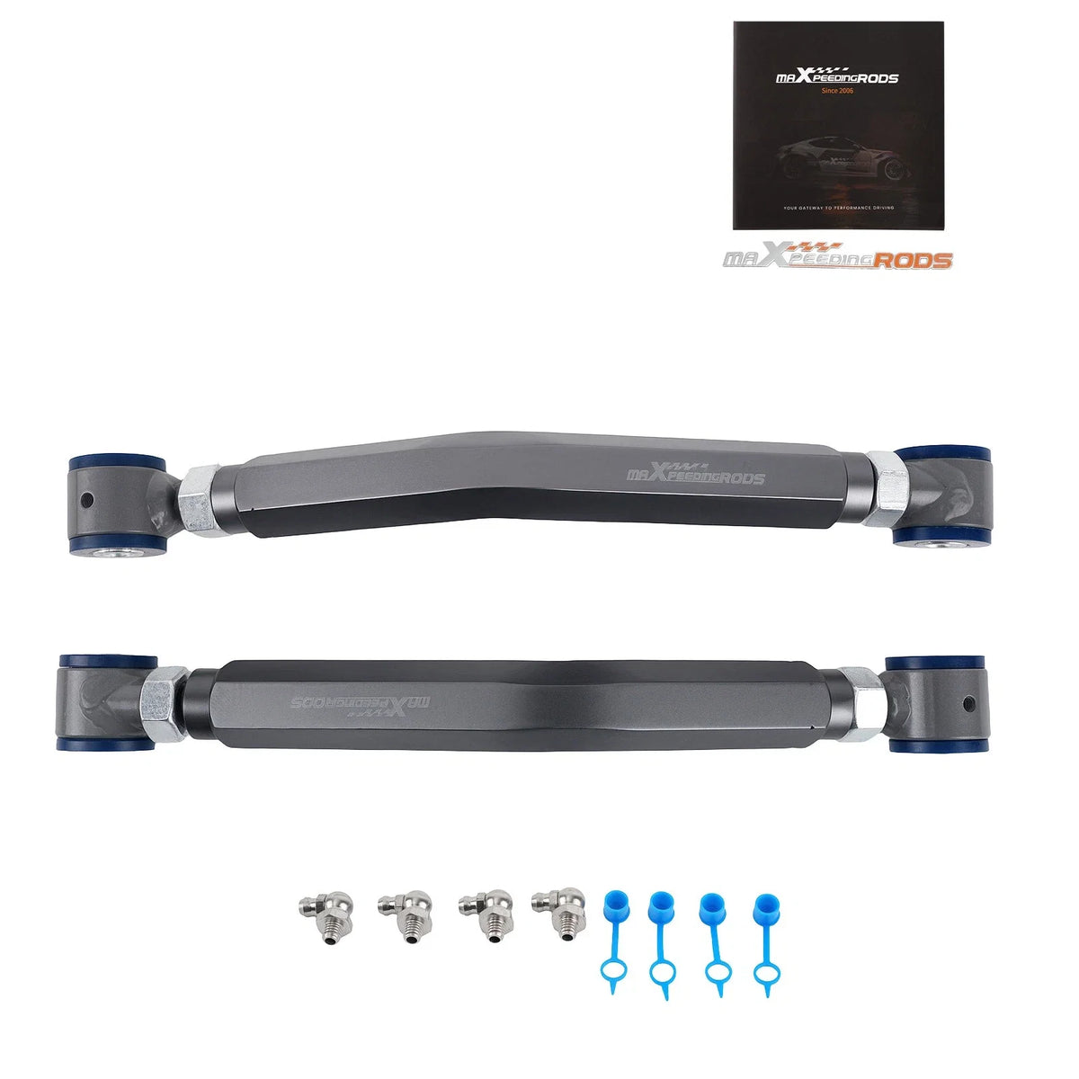 Pair Adjustable Rear Upper Camber Control Arms for Dodge Charger (2006–2023)