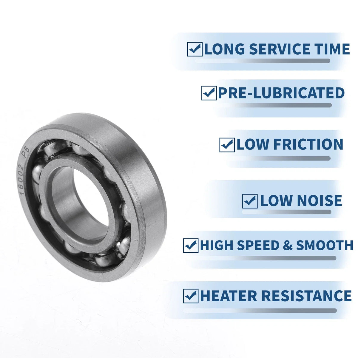 Deep Groove Ball Bearing P5 for Scooter Skateboard Wheel (15x32x8mm)