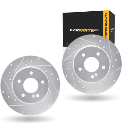 Drilled and Slotted Rotors for Mercedes-Benz C230 (2003–2007) ALX-PAU-DF-7002-63100-CLA9