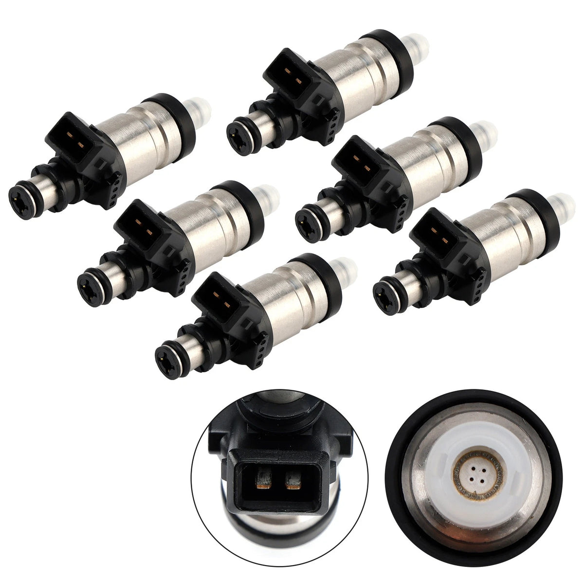 6PCS Fuel Injectors for Yamaha 150/200/225 HP 2 Stroke (M586-A040-6PCS)