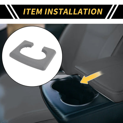 Center Console Cup Holder Pad for Ford F-150 (2004–2014) Gray