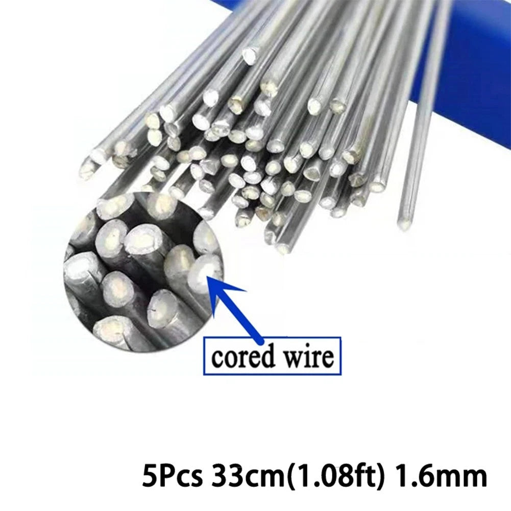 Set of 5 Aluminum Welding Rods with Flux Cored Wire