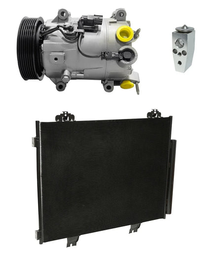 AC Compressor Kit with Condenser Replacement for Acura MDX 3.0L (2007–2013)