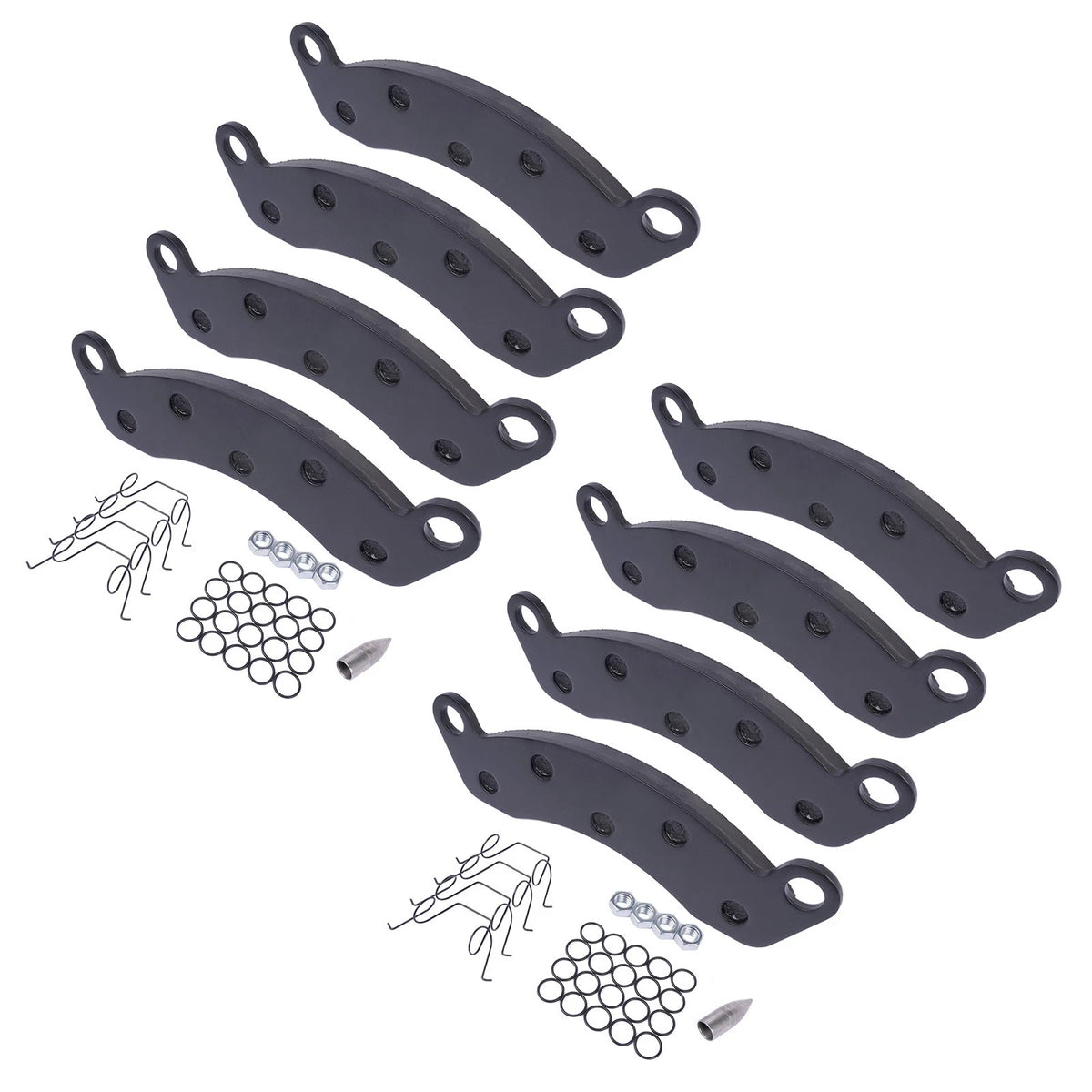 8 Brake Pad Kit for K71-180-00, TW-7020M (10K-12K Axle) Semi-Metallic