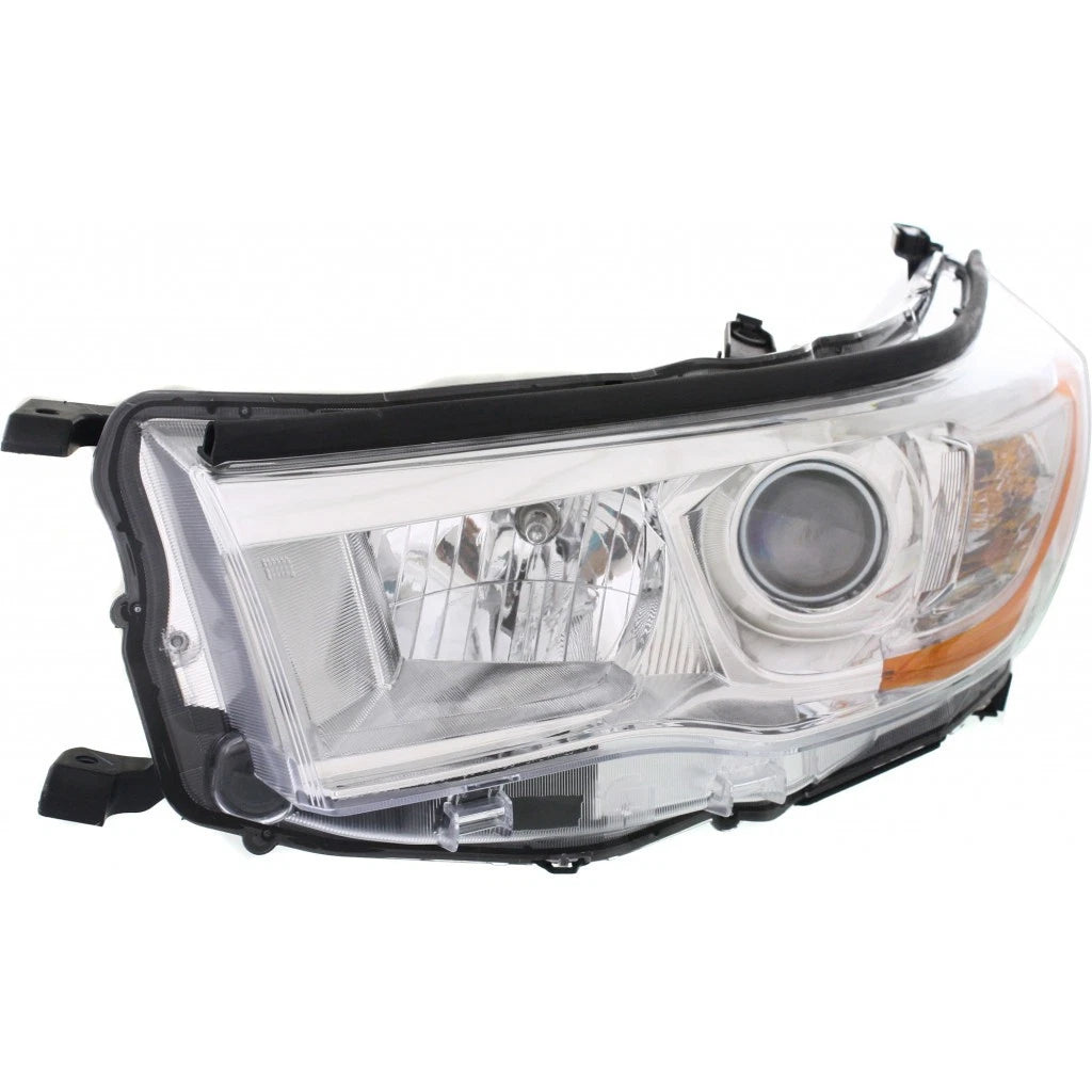 Driver Side Headlight for Toyota Highlander (2014–2016) Chrome TO2502221 CLX-M0-20-9544-00-1