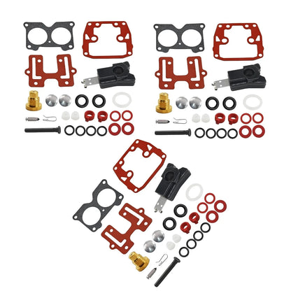 3Pcs Carb Rebuild Kit for Johnson Evinrude V4 (1985–1995) 435443