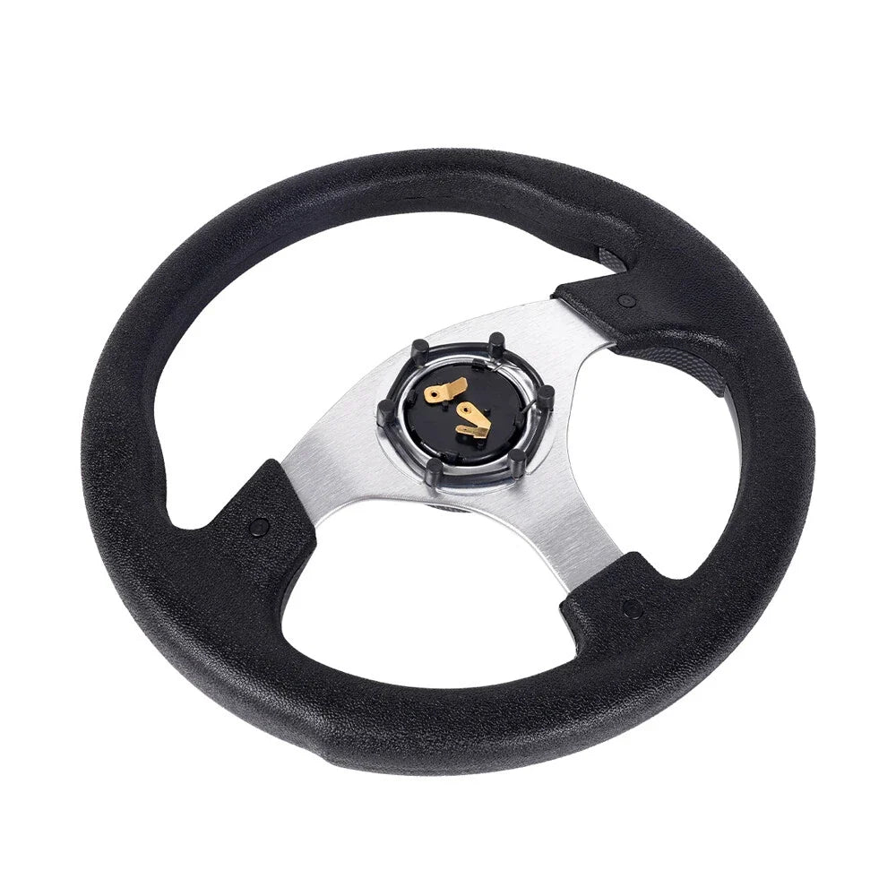 6 Hole Carbon Fiber Steering Wheel for EZGo Club Car (Universal)