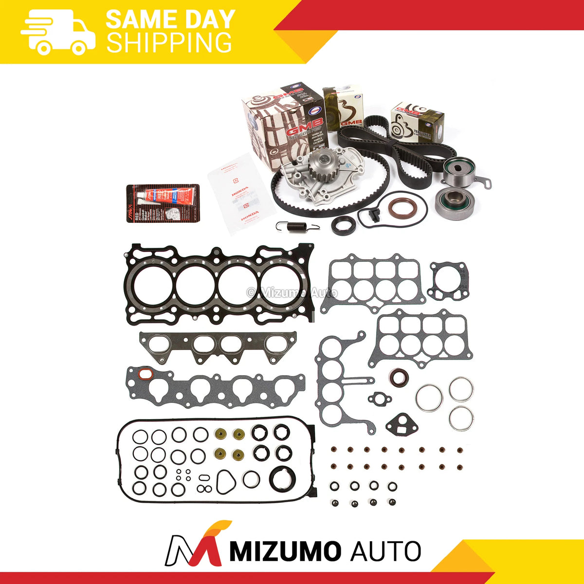 Head Gasket Set & Timing Belt Kit for Honda Isuzu F22B2 F22B6 (1994–1997)