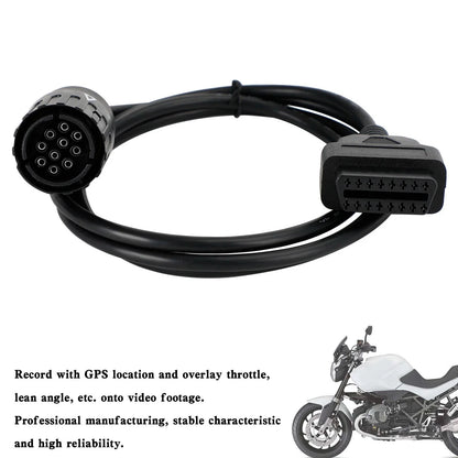 10 Pin to 16 Pin Diagnostic Scanner Cable for BMW Motorcycle