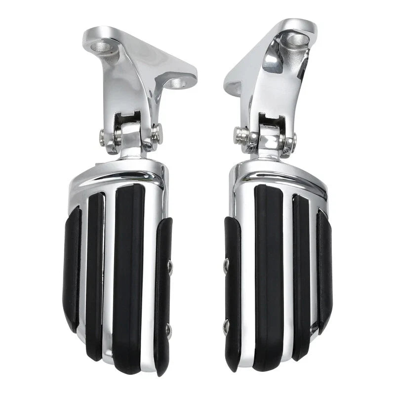 Chrome Passenger Footpeg Pegs for Harley Street Road Glide (1993–2025)