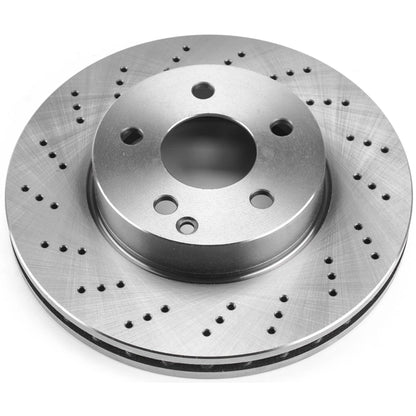 Set of 2 Powerstop Brake Discs Front for Mercedes C250 (2008–2015) - SET-P15EBR1626-2