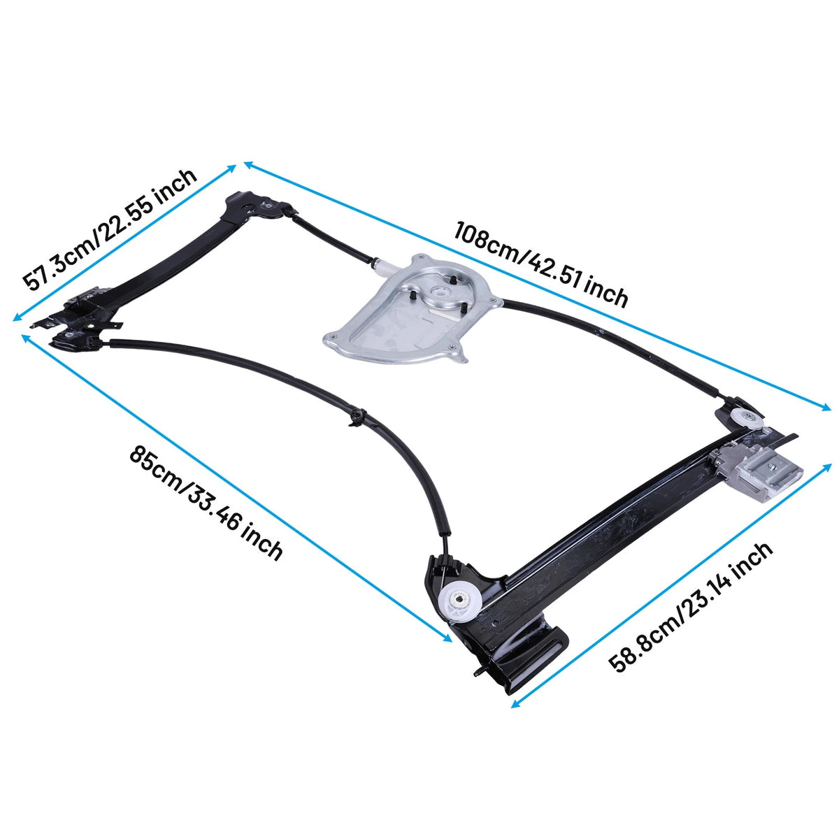 Front Left Window Regulator for VW Beetle Convertible (2003–2010) ZC38D1