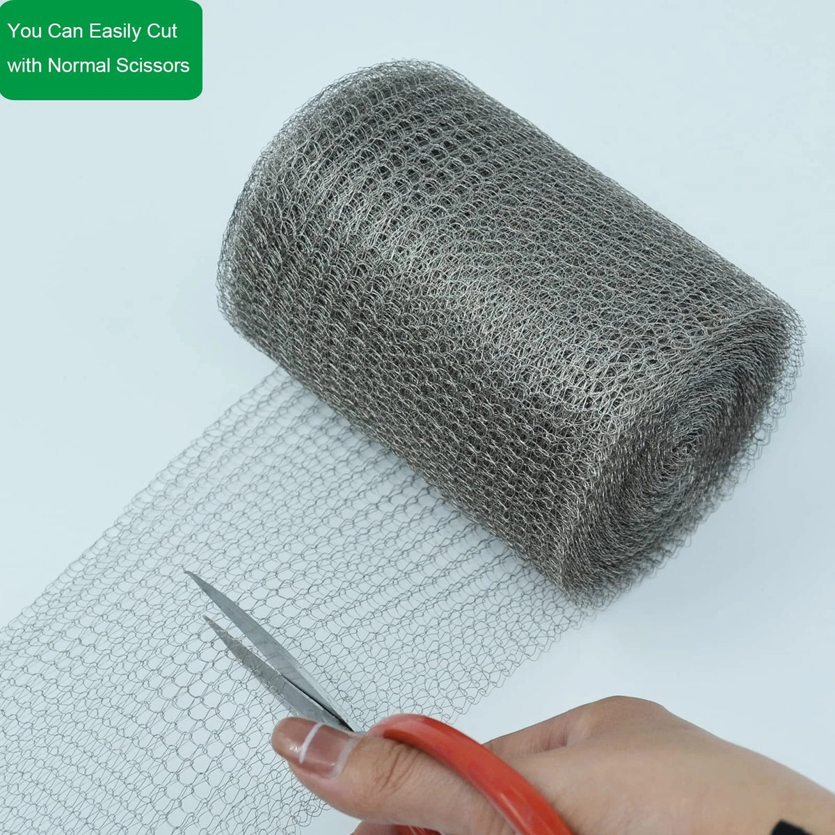 Wire Mesh for Mice Control, 5" x 33FT Stainless Steel