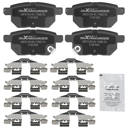 Set of 4 Rear Ceramic Brake Pads for Scion iM (2016) / tC (2011–2016) / xB (2008–2015)