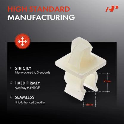 30Pcs Hood Prop Rod Retainer Clips for Toyota 4Runner Tacoma (5345290351, 53452-90351)