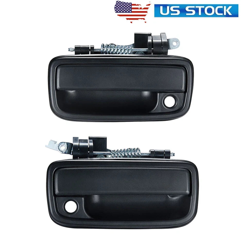 Exterior Door Handle Front Left & Right Pair W/ Key Hole for Toyota Tacoma (1995–2004)