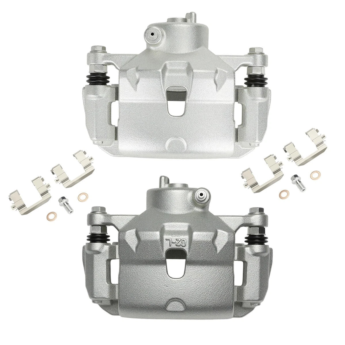 2X Front Brake Calipers for Kia Soul (2014–2018) 18051859, 19B7156, 58180B2A00, 58180B2A20