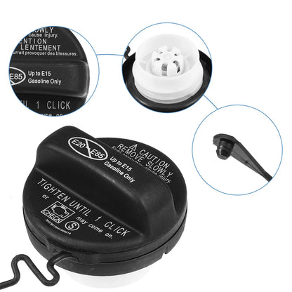 Gas Fuel Tank Cap for Toyota Camry (2013–2017), Lexus ES 350 (2016–2020) Black