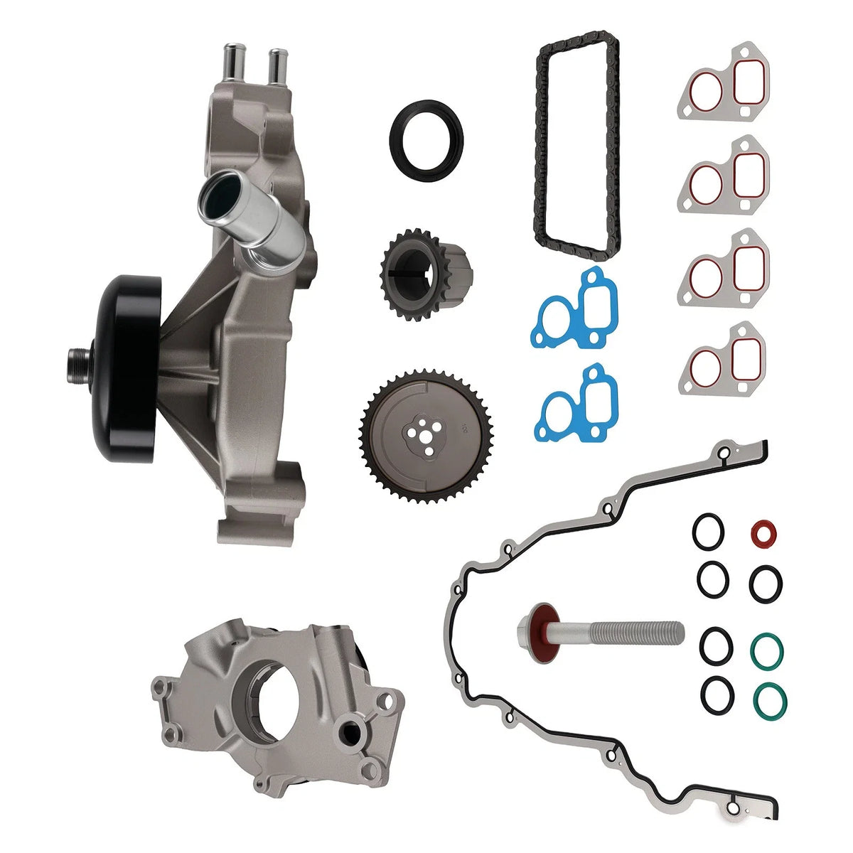 Oil Pump, Water Pump & Timing Chain for Chevy GM LS (4.8L, 5.3L, 6.0L)