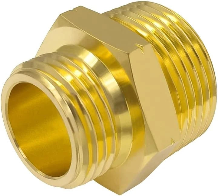 3/4" GHT Male to 1" NPT Hose Adapter for Garden Use