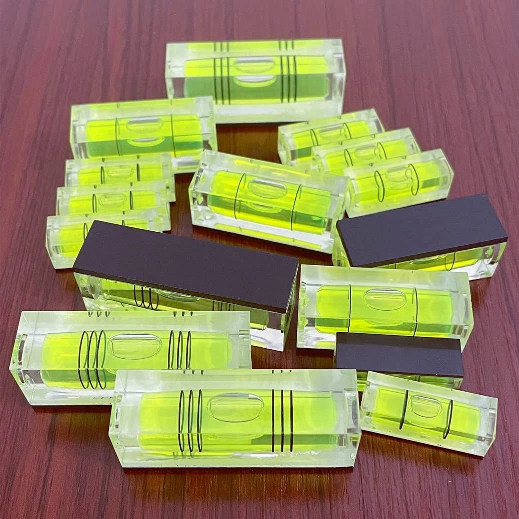 5Pcs Magnetic Bubble Level Set for Various Applications (29mm/40mm/52mm)