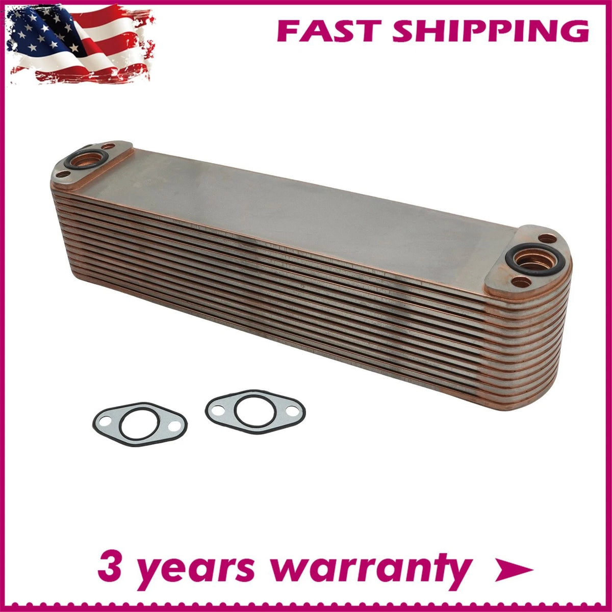 Core Oil Cooler for Cummins ISX QSX QSX15 ISX15 (2008–2015) 4965487