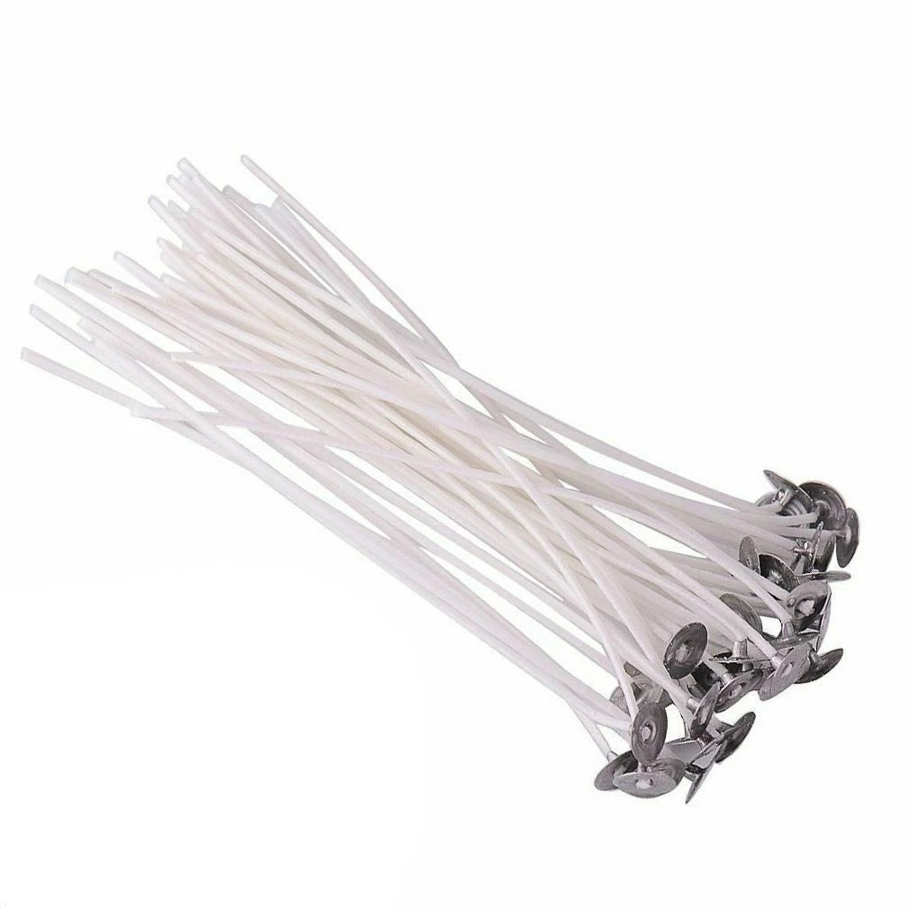 Set of 40 Candle Wicks 20cm Cotton Core for Candle Making Supplies