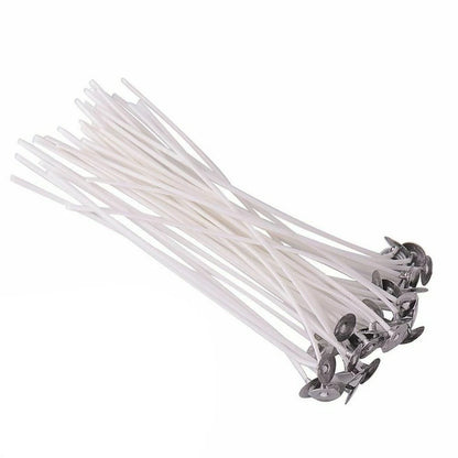 Set of 40 Candle Wicks 20cm Cotton Core for Candle Making Supplies