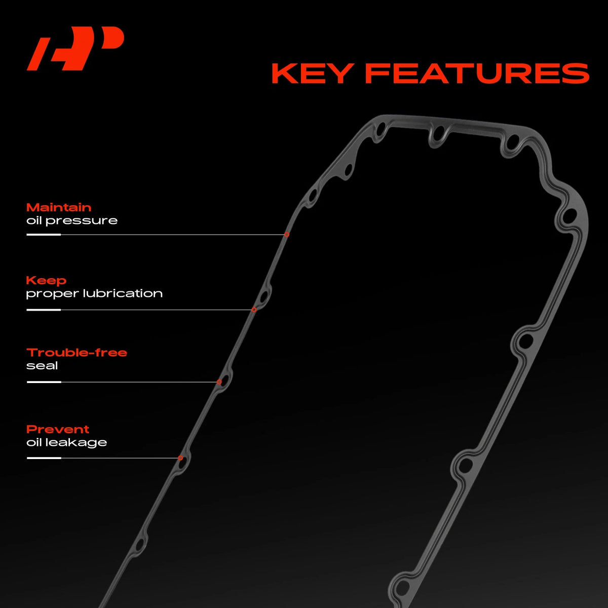 Set of 2 Oil Pan Gaskets for Volkswagen Audi A4 Quattro (1997–2001) 078103604AA, OS30779