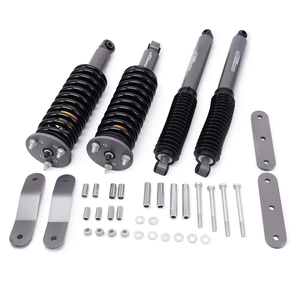 2.5" Front 1.5" Rear Lift Shock Kit for Nissan Frontier 4WD (2005–2024) 73F24T