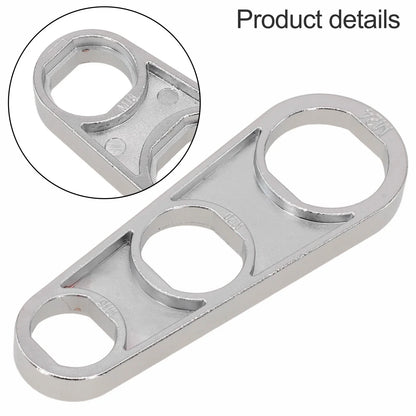 Adjustable Faucet Aerator and Bubbler Wrench for DIY Repair