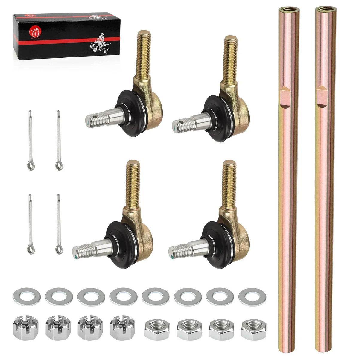 2X Tie Rods w/ Ends Assembly for Yamaha Big Bear 350 (1998–2006)