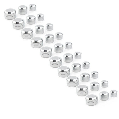 Inner 9mm Motor Bolt Topper Caps Cover for Harley Sportster Chrome