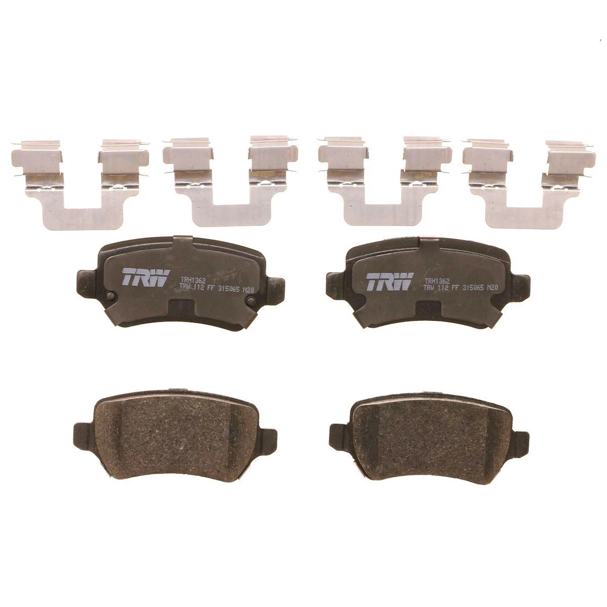 2X Brake Pad Set TRH1362 for Saturn Astra Rear (2008)