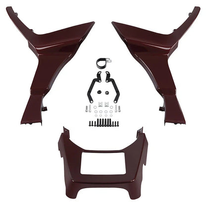 Fairing Chin Spoiler Cover for Harley Road Glide (2017–2024) Mysterious Red Sunglo