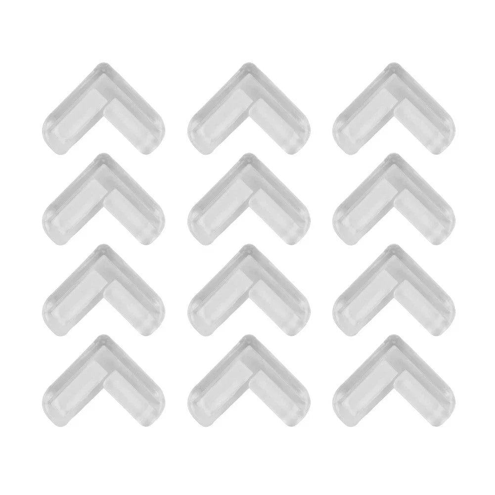12pc Clear Rubber Corner Edge Table Cushion Guard for Baby Safety