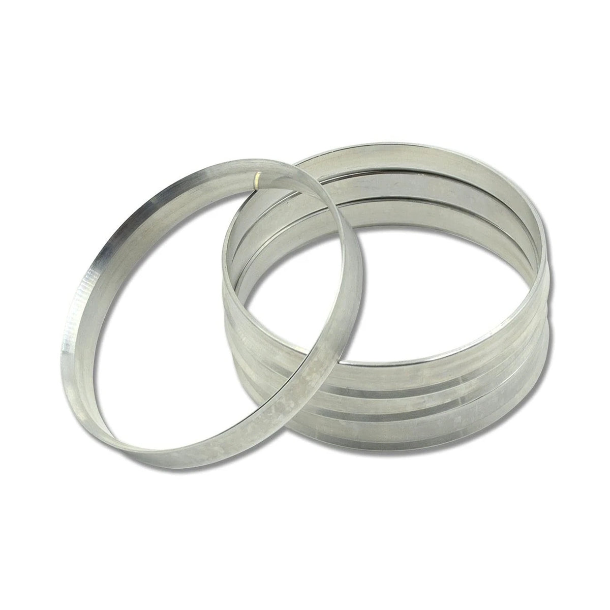 Hub Centric Rings for Universal Fit (72.6mm OD 70.5mm ID) - Silver