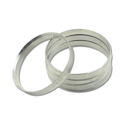 Hub Centric Rings for Universal Fit (72.6mm OD 70.5mm ID) - Silver